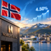 Norway Raises Rates to 4.50% and Signals Further Tightening Remains Possible