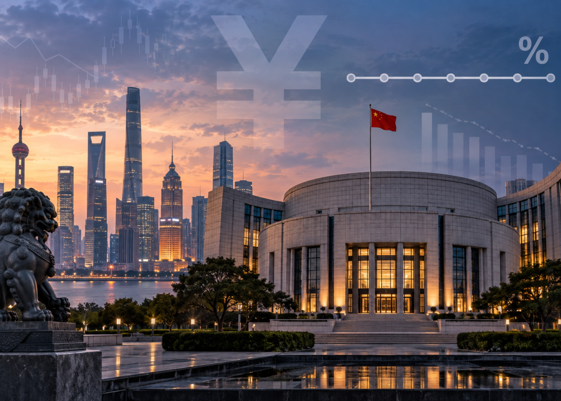 China Holds Lending Rates Steady for 16th Month as Policy Space Narrows