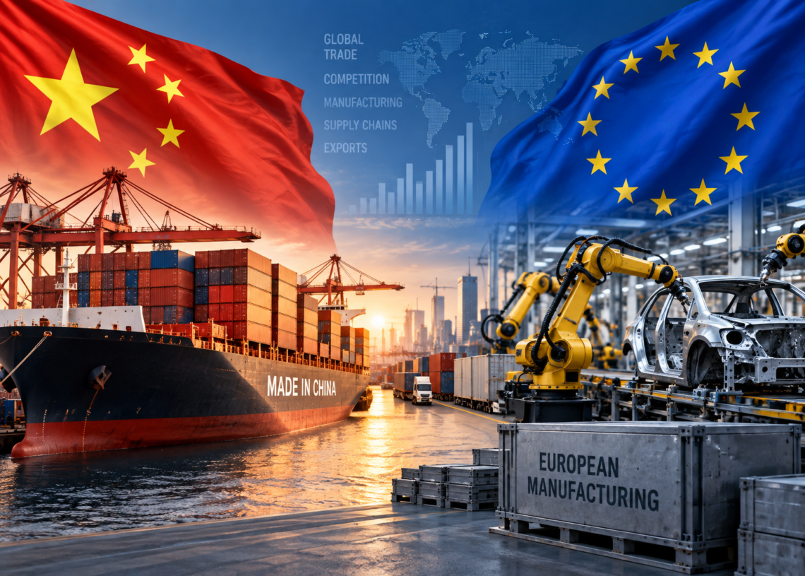 China’s Industrial Rise Is Squeezing European Manufacturers, ECB Finds