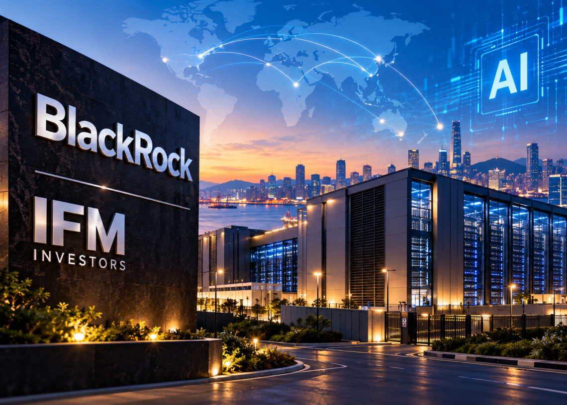 BlackRock-Backed Group Enters Exclusive Talks for Up to $25 Billion Stack Data-Center Deal
