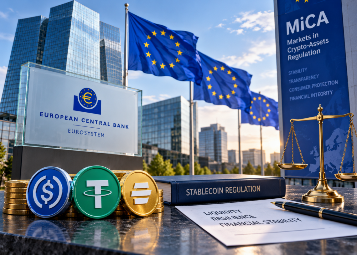 ECB and EU Central Banks Push to Drop Stablecoin Bank-Deposit Requirement