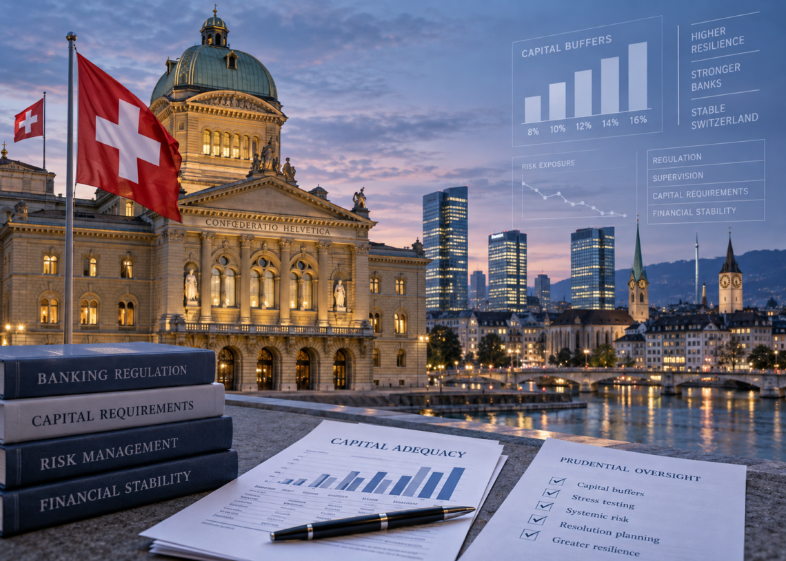 UBS Capital Fight Intensifies as Switzerland Weighs Tougher Post-Credit Suisse Rules