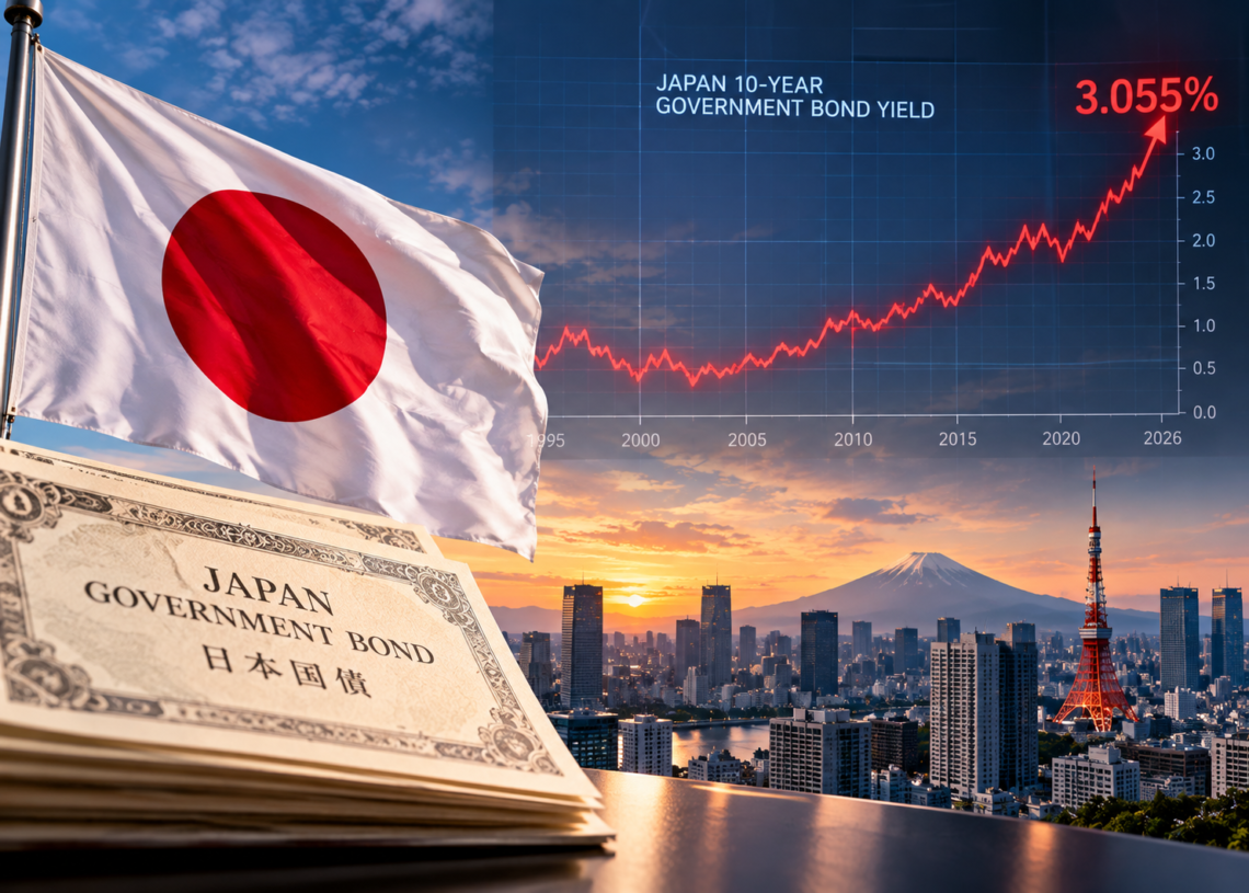 Japan’s 10-Year Bond Yield Hits 30-Year High as Global Debt Selloff Deepens