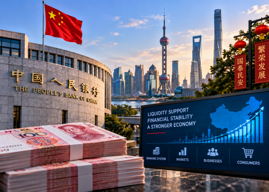 China Plans Up to 1 Trillion Yuan a Day of Liquidity Support Around Golden Week