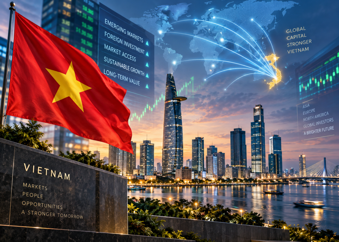 Vietnam Enters FTSE Emerging-Market Indexes in Milestone for Foreign Investment