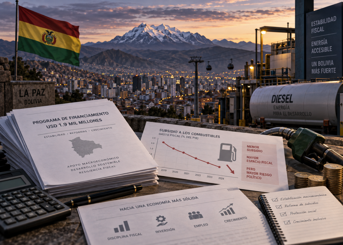 Bolivia Moves Forward With $1.9 Billion IMF Program as Diesel Subsidy Cuts Raise Political Risk