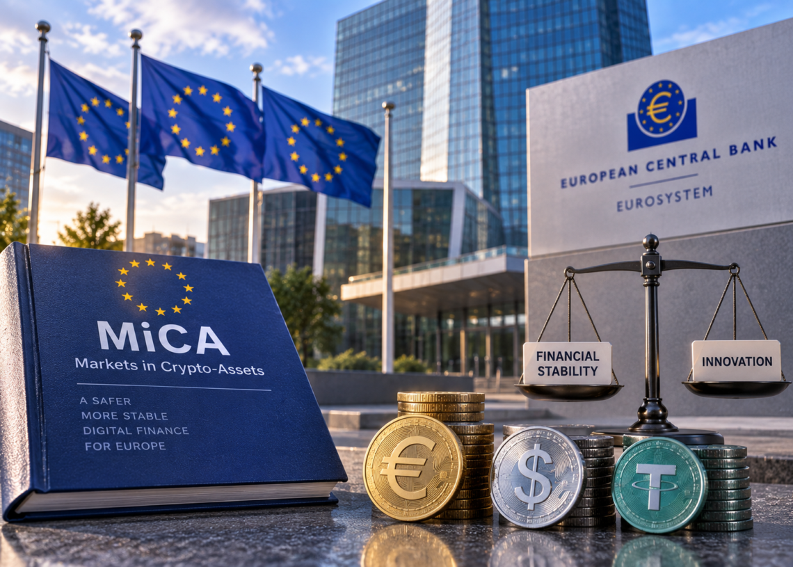 ECB Pushes to Remove MiCA Stablecoin Bank-Deposit Requirement