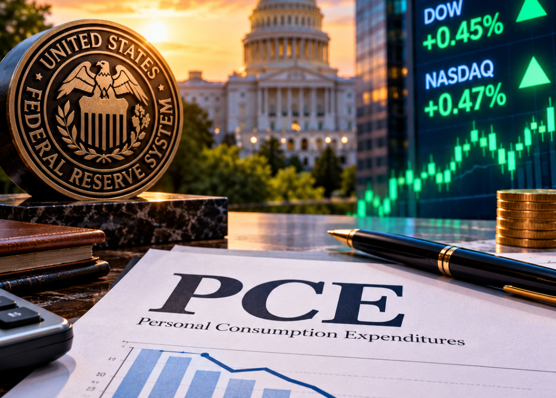 U.S. Inflation Cools More Than Forecast as Core PCE Falls to 3%, Giving Wall Street Relief