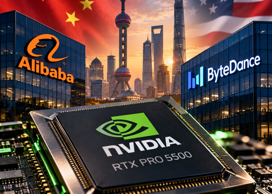 China Weighs Allowing Alibaba and ByteDance to Buy Nvidia’s New AI Chips