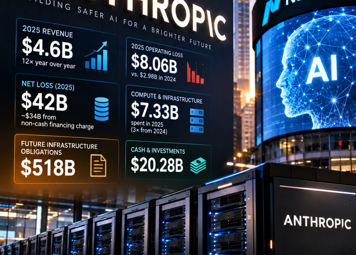 Anthropic IPO Prospectus Reveals $42 Billion Net Loss and $518 Billion AI Infrastructure Commitments
