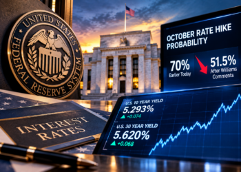 Fed’s Williams Says No Urgency for Another Rate Hike as October Expectations Retreat