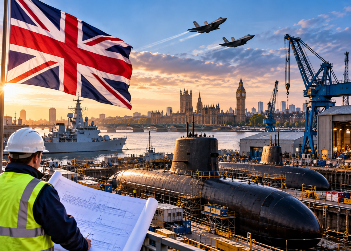 Britain Puts Defense Investment at Center of New Industrial Growth Strategy