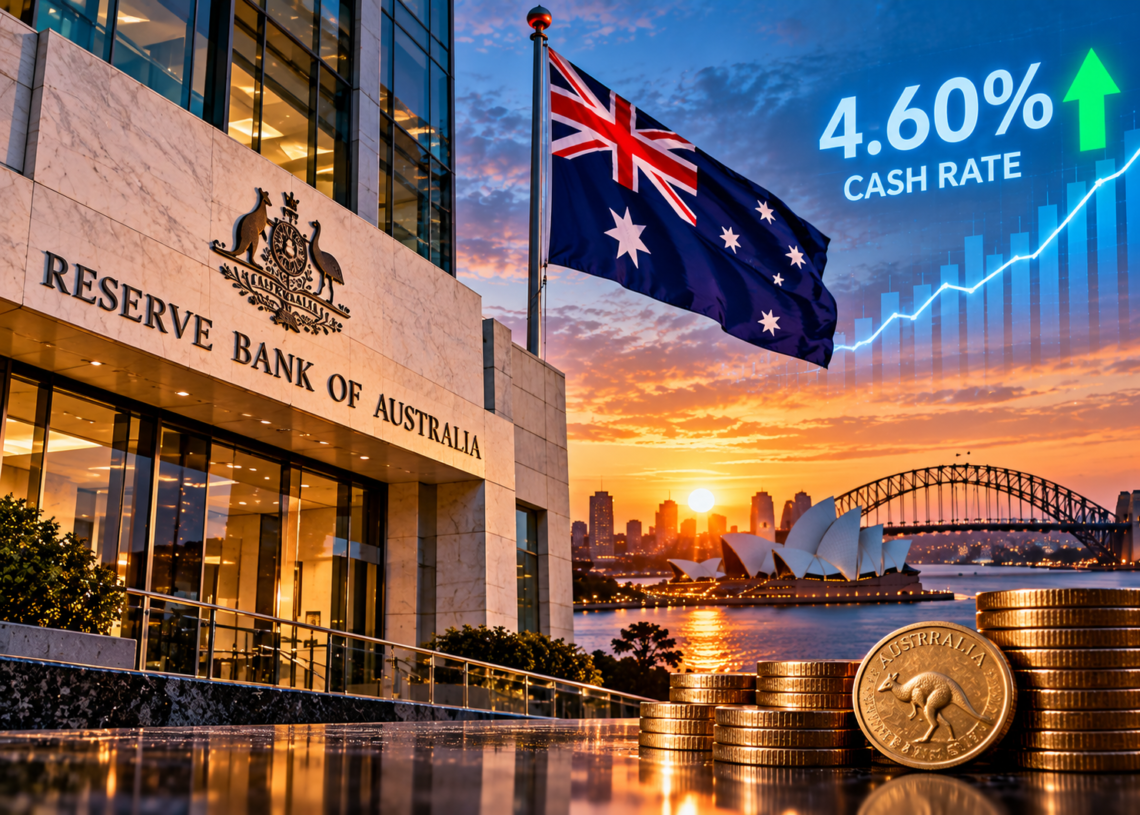 Australia Raises Rates to 15-Year High as Inflation Risks Materialize