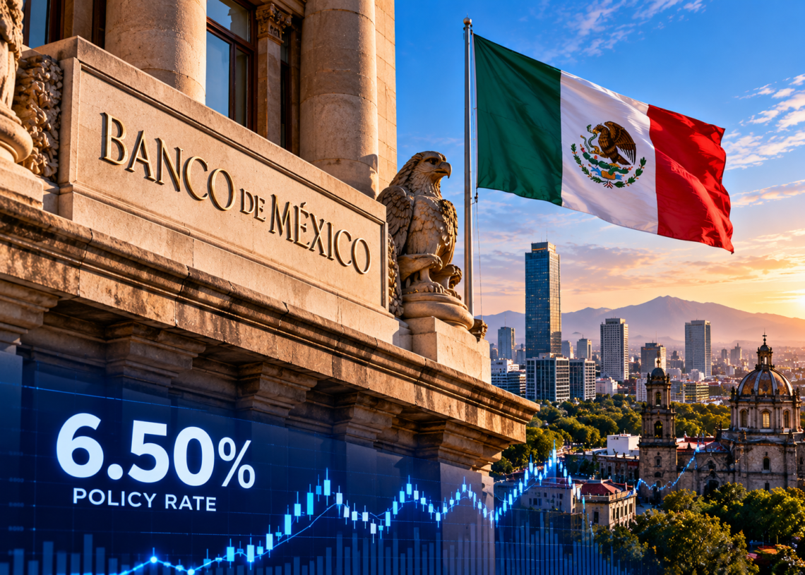 Bank of Mexico Holds Rate at 6.50% but Drops Explicit Signal of an Extended Pause