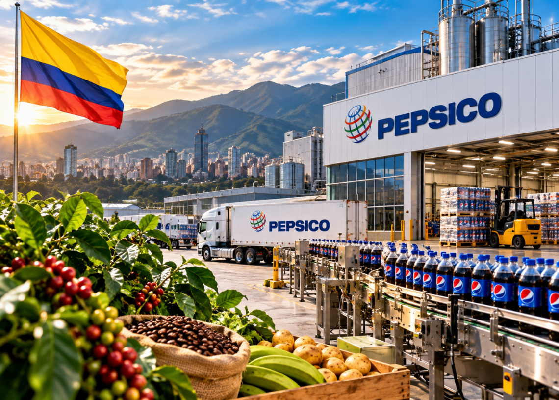 PepsiCo Plans $1 Billion Colombia Investment to Expand Production and Distribution