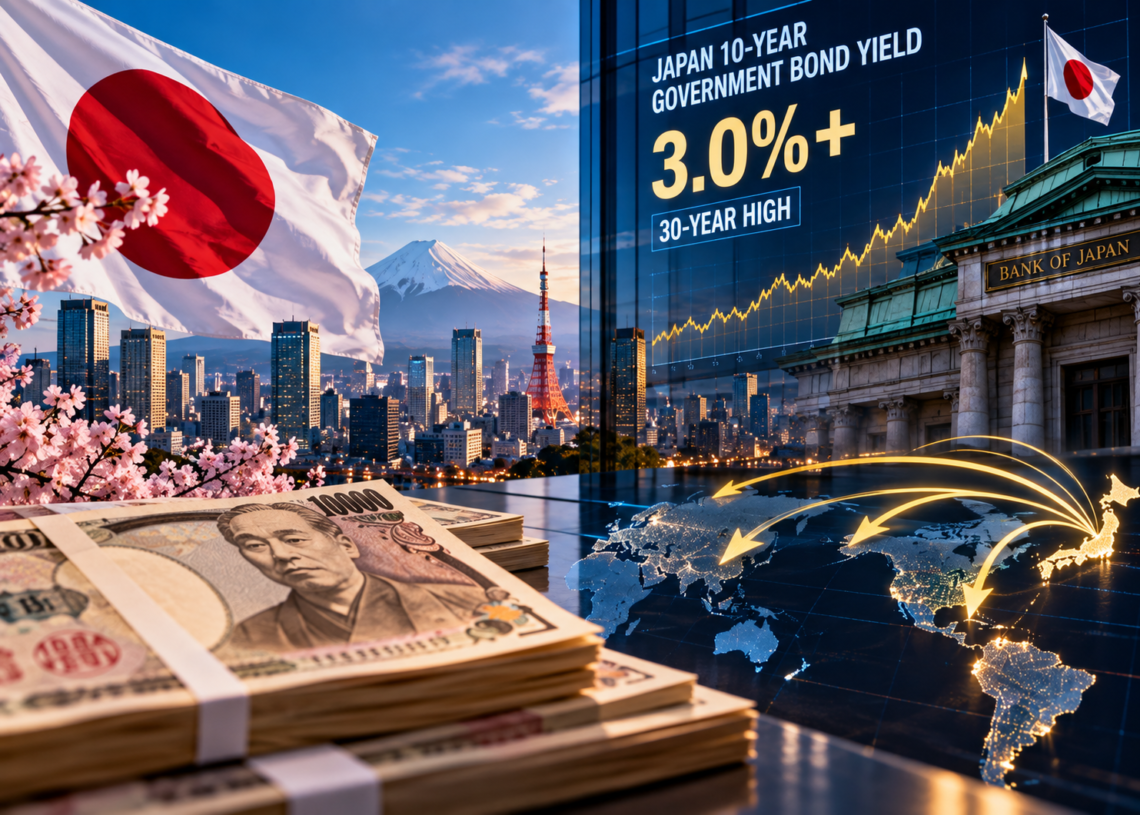 Japan’s Rising Bond Yields Slow Repatriation of Massive Overseas Investment Pool