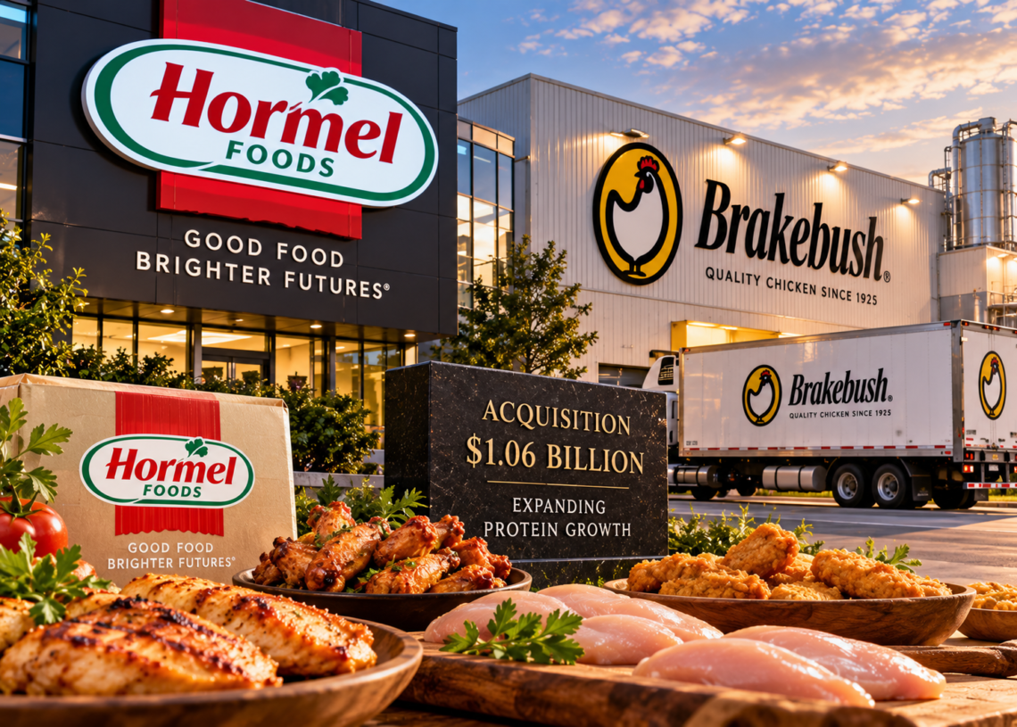 Hormel Agrees to Buy Brakebush for $1.06 Billion in Protein Expansion