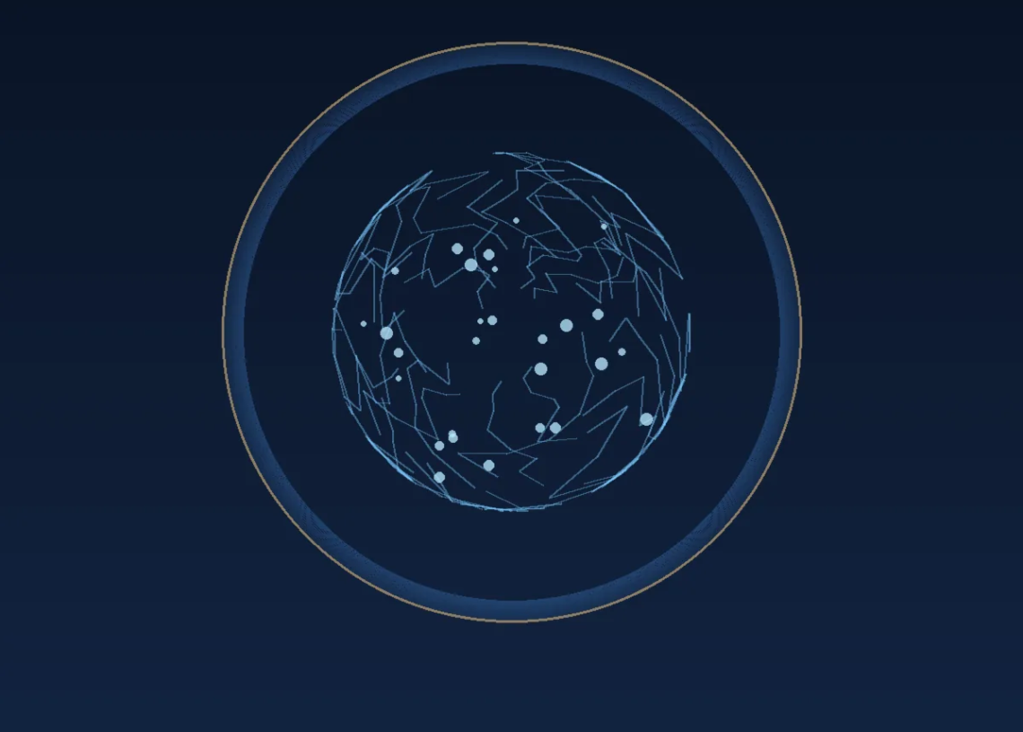 Abstract AI-safety research imagery: neural filaments contained within a protective sphere, no gore or corporate logos.