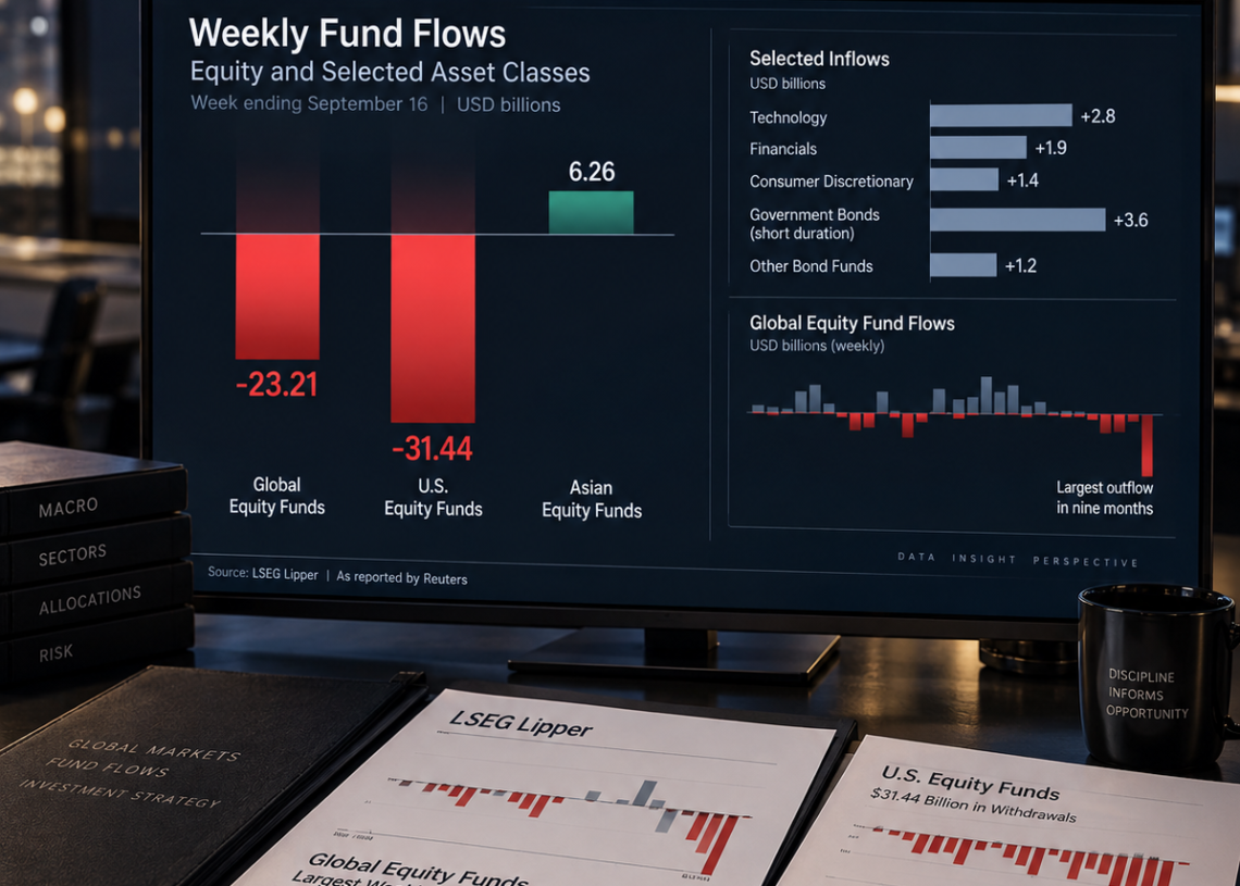 Global Equity Funds Suffer Biggest Weekly Outflow in Nine Months