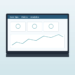 Abstract healthcare operations software interface on a laptop, suggesting PE exploration of a healthcare SaaS sale.