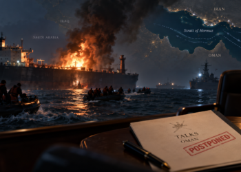 Hormuz shipping risk after vessel strikes; Oman talks postponed