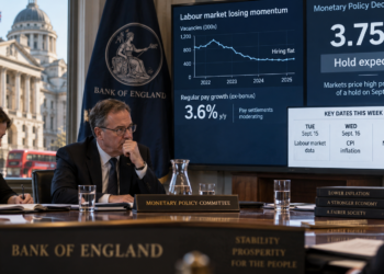 Bank of England Agents soft labour; markets lean Sept 17 hold at 3.75%