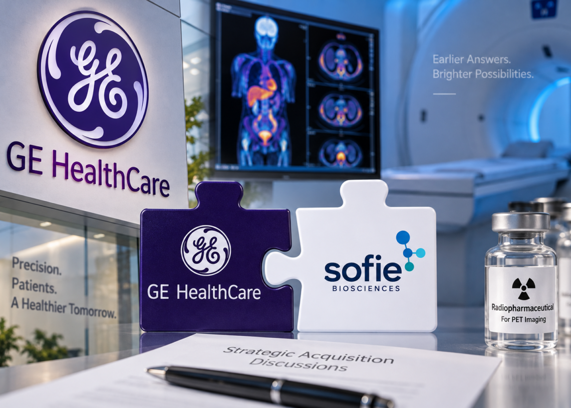 GE HealthCare talks on possible Sofie Biosciences radiopharma deal