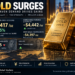 Gold rises about 1.5 percent toward 4418 as soft dollar backdrop holds