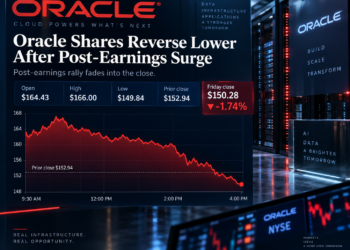 Oracle shares reverse post-earnings surge and close lower in Friday cash