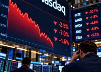 Nasdaq Sinks to Nearly Three-Month Low as AI Spending Fears Trigger Broad Tech Rout