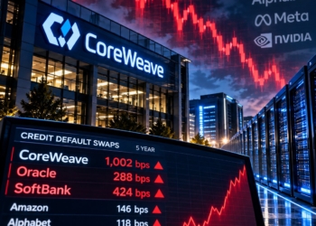 AI Selloff Spreads Into Credit Markets as CoreWeave Default Insurance Tops 1,000 Basis Points
