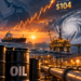 Oil Surges Above $104 as Gulf Hurricane and Tanker Attacks Tighten Supply
