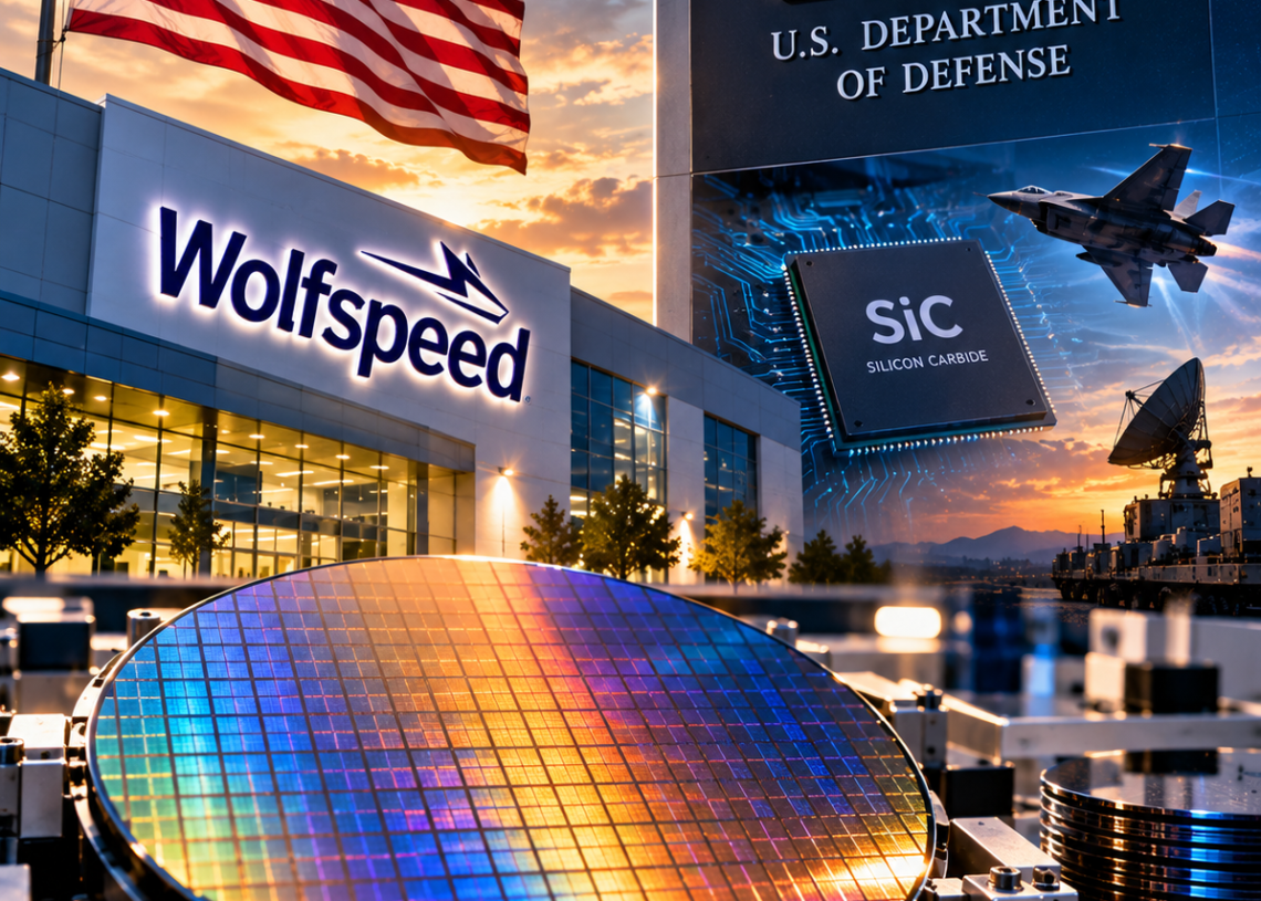 Wolfspeed Surges 27% After Pentagon Offers Up to $1.5 Billion to Expand U.S. Chip Production