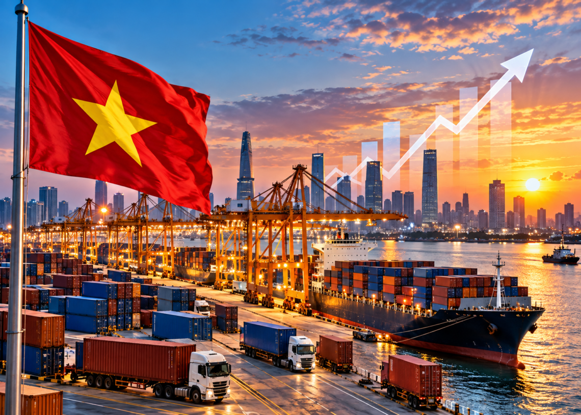 Vietnam Economy Surges 9.95% as Exports Drive Fastest Quarterly Growth in Four Years