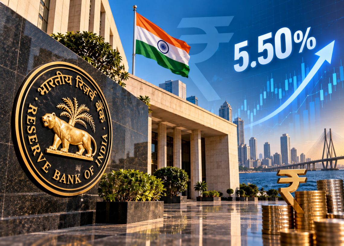 India Raises Rates to 5.50% in First Hike in Nearly Four Years