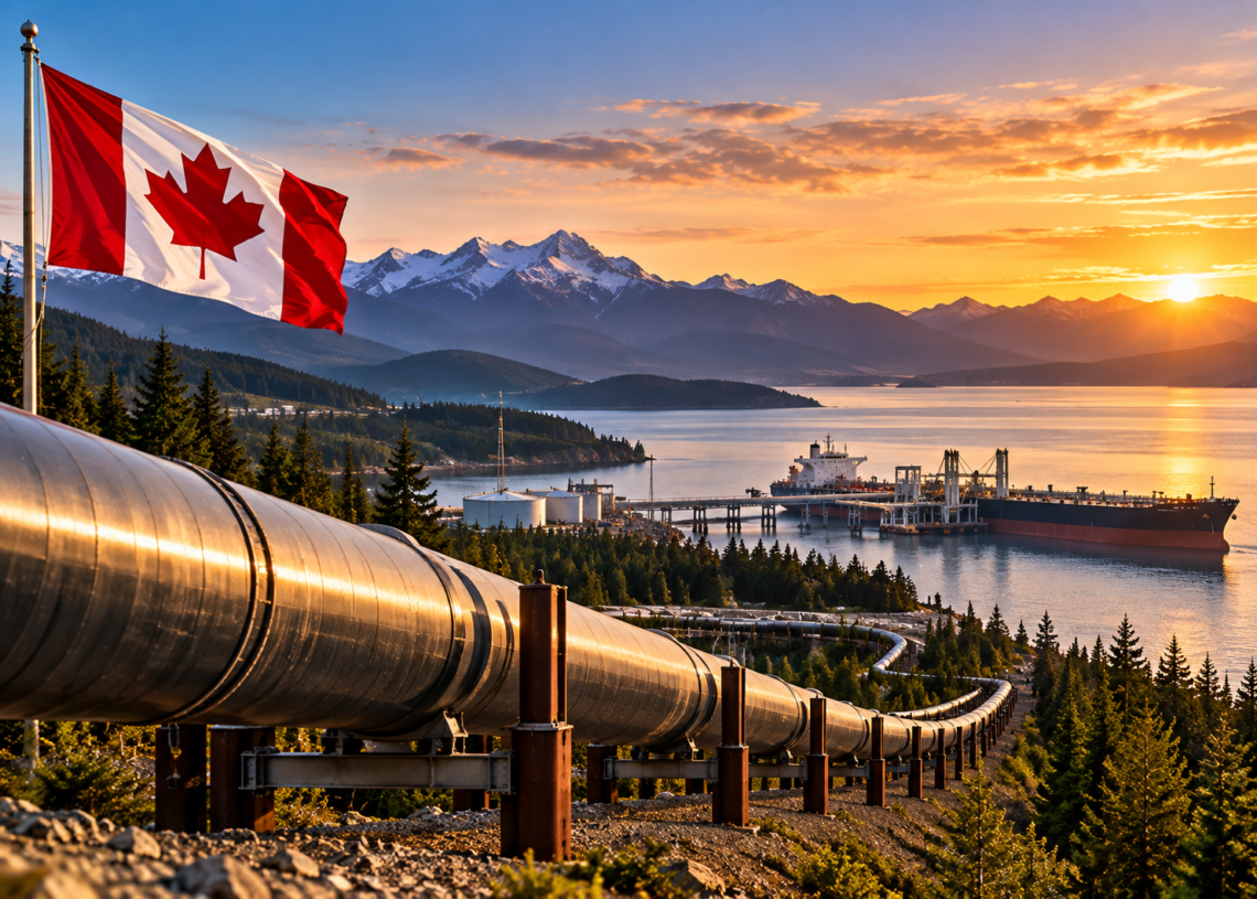 Canada Fast-Tracks Pacific Link Pipeline to Shift More Oil Exports Toward Asia