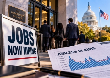 U.S. Jobless Claims Stay Below 200,000 for Fifth Week as Layoffs Remain Low