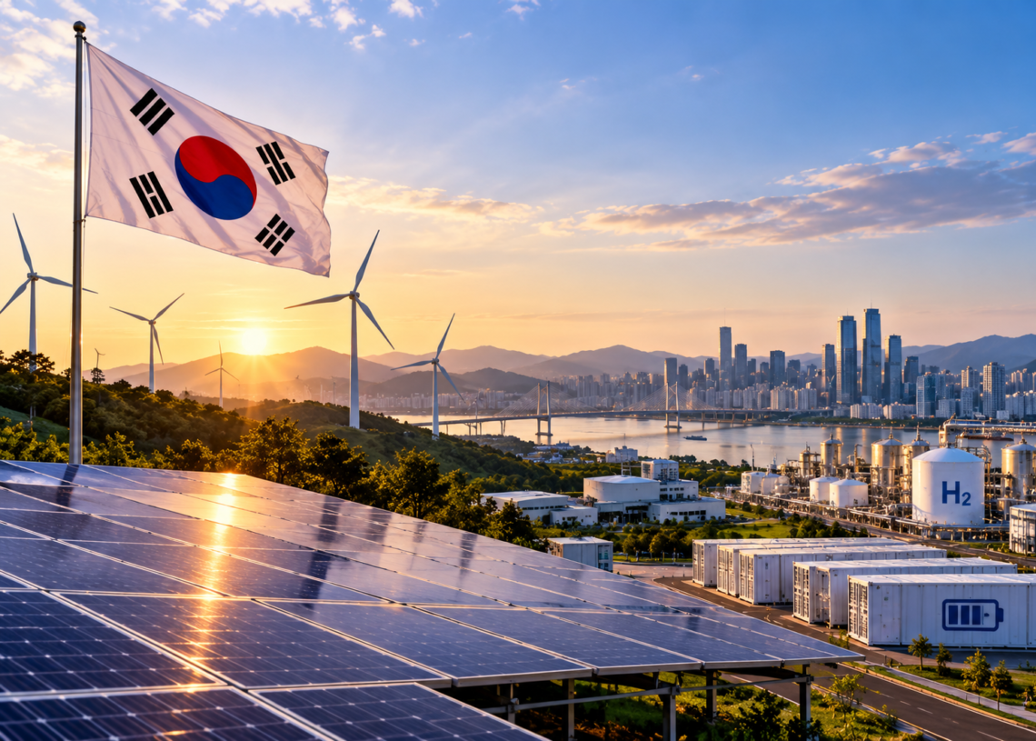South Korea Unveils $747 Billion Green Transformation Plan Through 2035