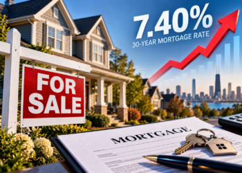 U.S. Mortgage Rate Jumps to 7.40%, Highest Since November 2023