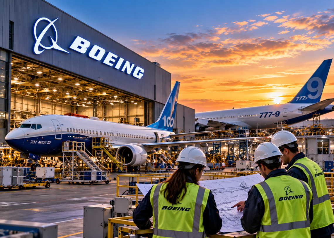 Boeing Engineers Approve New Contract, Removing Strike Threat to 737 MAX 10 and 777-9 Programs