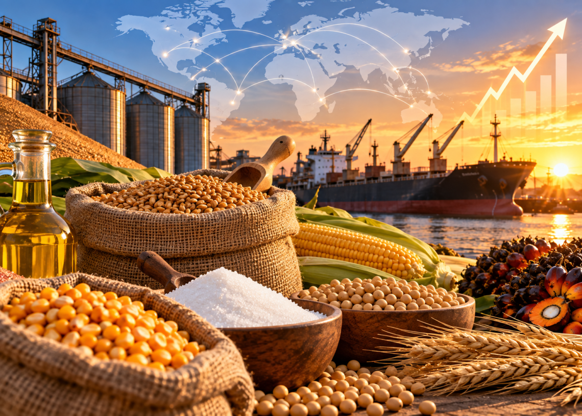 Global Food Prices Reach Nearly Four-Year High as Sugar and Grain Costs Surge