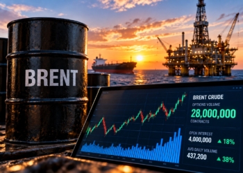 Brent Options Trading Hits Record 28 Million Contracts as Oil Volatility Drives Hedging