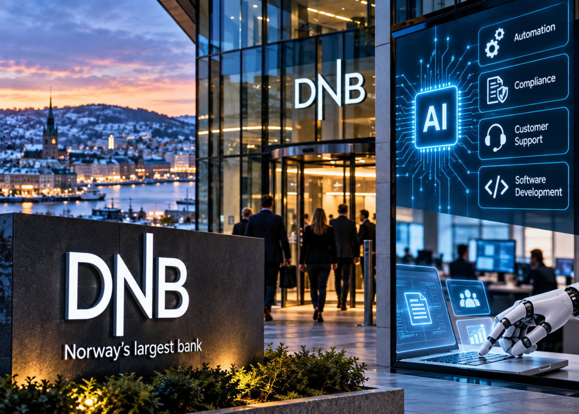DNB to Cut About 400 Technology Jobs as AI Agents Replace Manual Banking Tasks