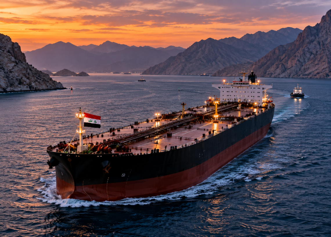 Iraq Moves 2 Million Barrels Through Strait of Hormuz in Major Test of Gulf Oil Route